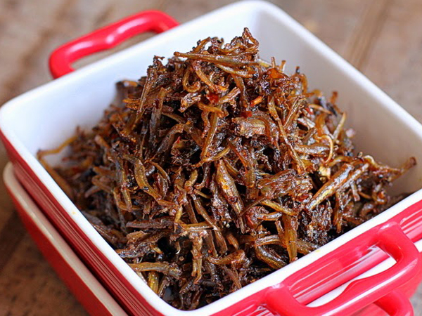khô cá cơm rim mặn ngọt