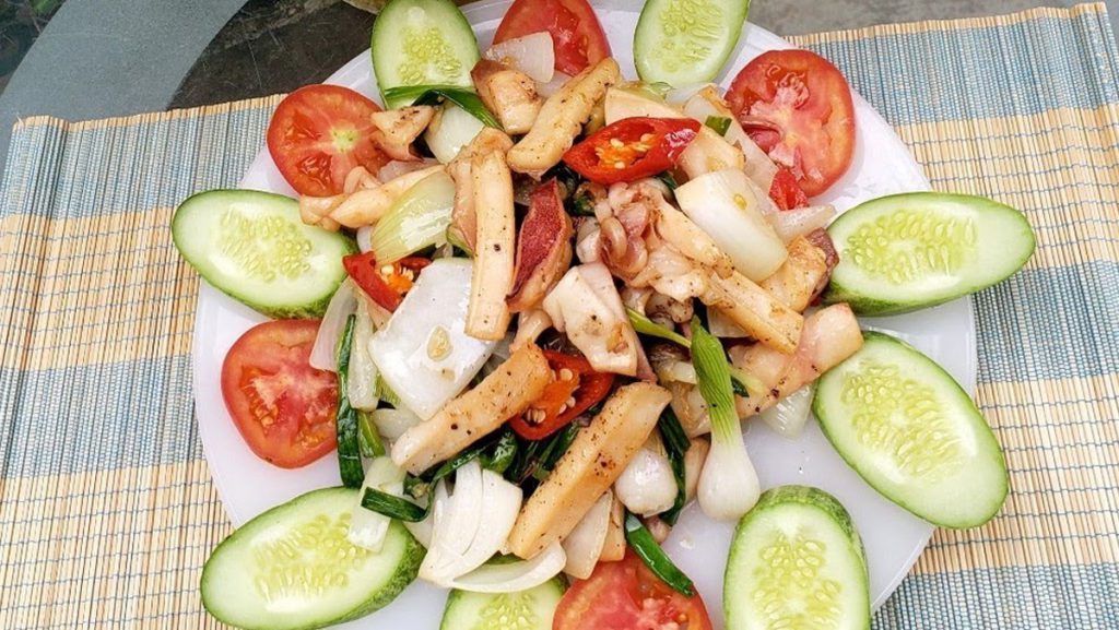 mực một nắng chiên