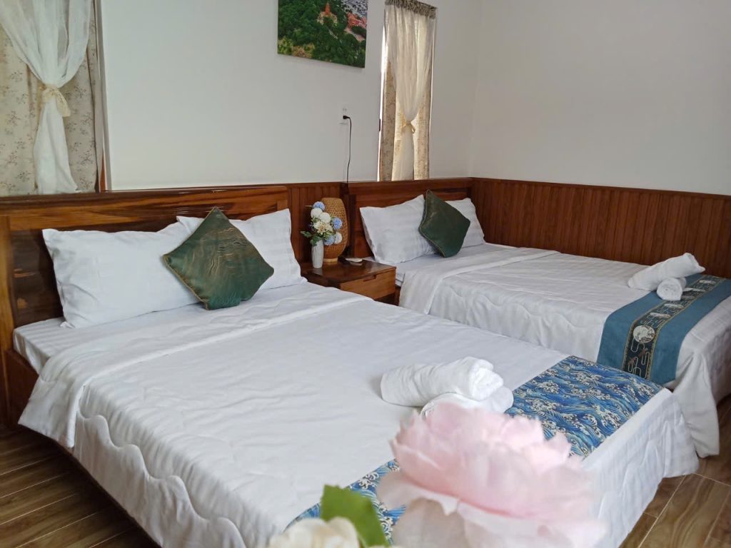 phòng gia đình của homestay gió biển